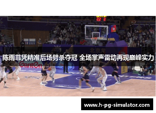 陈雨菲凭精准后场劈杀夺冠 全场掌声雷动再现巅峰实力